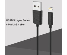 Usams U-GEE Apple USB Cable 1m juodas