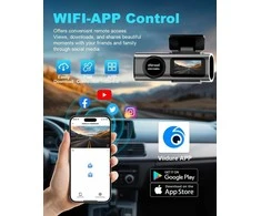 VOLTAIC 4K UHD Automobilio Vaizdo Registratorius su Wi-Fi, GPS ir Naktiniu Matymu – Išmanus Dash Cam jūsų saugumui