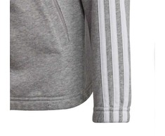 adidas Essentials 3 Dryžiai Džemperis su Gobtuvu ir Pilnu Užtrauktuku Vaikiškas IC3635
