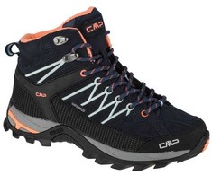 Cmp Rigel Mid moteriški trekingo batai, juodai-mėlyni, 37 dydis