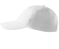 Kepurė Su Snapeliu MALFINI 5P 307 Unisex, Balta 340g/m2