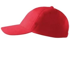 Adler Kepurė su Snapeliu MALFINI 5P 307 Unisex, Raudona 340g/m2