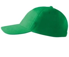Malfini As Kepurė su snapeliu MALFINI 5P 307 Unisex, Kelly žalias 340g/m2