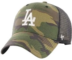 Kepurė 47 Brand 47 prekės ženklo dangtelis 47 prekės ženklas MLB LA Dodgers Trucker - B -CBRAN12GWP -CMD