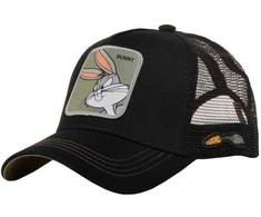 Kepurė Capslab Capslab Bunny Looney Tunes Trucker Cap CL-LOO-1-BUN1 Juoda Vienas dydis