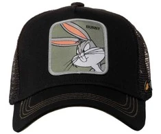 Kepurė Capslab Capslab Bunny Looney Tunes Trucker Cap CL-LOO-1-BUN1 Juoda Vienas dydis