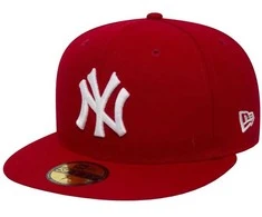 New Era New York Yankees MLB Basic kepurė 10011573 Raudona 7 1/8