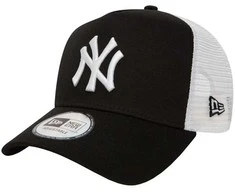 Kepurė New Era New York Yankees Hat Clean A Frame Trucker juodas ir baltas universalus (11588491)