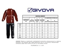 Tracksuit Givova Tuta Visa TR018 1210