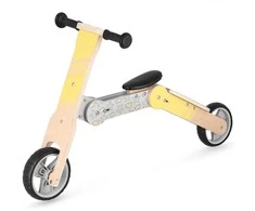 Balansinis dviratukas Woo Ride Duo 2in1 Spokey maks.40kg medinis