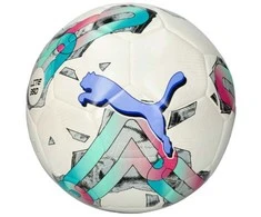 Futbolo kamuolys Puma Orbita 5 Hybrid Lite 350 balta ir-zielono-rožinė 83784 01 (4)