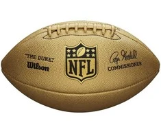 Wilson Amerikos NFL futbolo kamuolys Duke Metallic