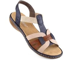 Rieker Rieker Sandals 65918-90 Granatowe 40