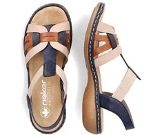 Rieker Rieker Sandals 65918-90 Granatowe 38