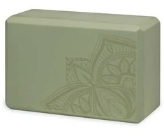 Gaiam Kostka do jogi su pianki Celery Point Gaiam 23 x 7 x 15 cm žalia