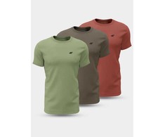 Marškinėliai 4F M 4FWSS24TTSHM1896-91S 3-PACK