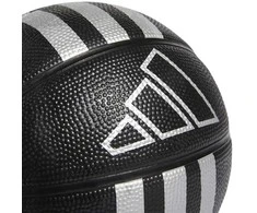 Krepšinio kamuolys adidas 3-Stripes Rubber Mini juoda HM4972 (3)
