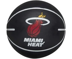 Krepšinio kamuolys Wilson NBA Dribbler Miami Heat Mini Ball WTB1100PDQMIA (rozmiar_EU-One size)