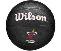 Wilson Wilson Team Tribute Miami Heat mini kamuolys WZ4017607XB Juoda 3