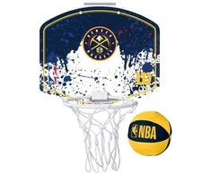 Denver Krepšinio lankas su skydu DEN Nuggets Mini Wilson 29x29cm/Ø10cm