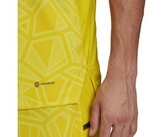 Vyriški marškinėliai adidas Condivo 22 Goalkeeper Jersey Short Sleeve geltona HF0138 (XL)