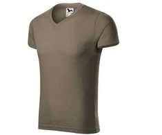 Slim Fit Marškinėliai su V formos iškirpte vyrams