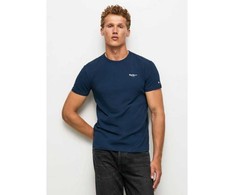 PEPE JEANS MĘSKA KOSZULKA Z KRÓTKIM RĘKAWEM mėlyna