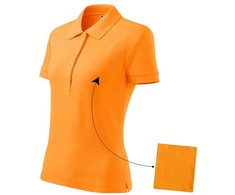Malfini Cotton W MLI-213A2 Mandarinin Polo Marškinėliai