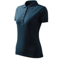 Malfini Pique Polo Free W MLI-F1002 Tamskmeniai Mėlyni Polo Marškinėliai