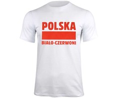 Pozostałe Marškinėliai Lenkija Balta ir Raudona balta S337909
