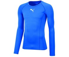 Vyriški marškinėliai Puma Liga Baselayer Tee LS mėlyna 655920 02 (XL)