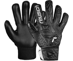Reusch futbolo pirštinės Attrakt Starter Solid Finger Support Junior - Juodos