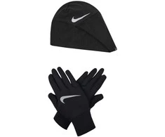 Rinkinys kepurė ir pirštinės Nike Wmns Essential Running Hat-Glove Set N1000595-082 (rozmiar_EU-XS/S)