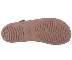 Crocs DAMSKIE SANDAŁY CROCS BROOKLYN LOW WEDGE 206453-2EL NA KOTURNIE