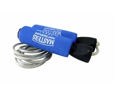 Bokso šokinėjimo virvė su svareliais 2 x 160g SBS-W 14256-W02