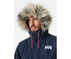 Žieminė striukė Helly Hansen Coastal 3.0 Parka - navy/vaporous pilkas/gum