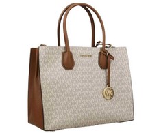 Kelioninis LG Moteriška Rankinė Michael Kors MERCER Pilka 32 x 26 x 14 cm