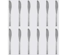 12 Bari stalo peilių rinkinys, 20,5 cm, DOMOTTI
