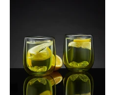2 „Ombre“ termo stiklinių rinkinys, 350 ml, žalios spalvos, „AMBITION“