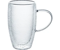 2 termo stiklinių rinkinys su rankena Bubble 450 ml AMBITION