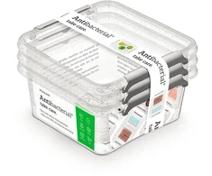 3 antibakterinių* indelių rinkinys 850 ml ORPLAST