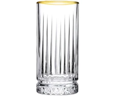 4 stiklinių rinkinys su auksiniu apvadu Elysia 280 ml PASABAHCE