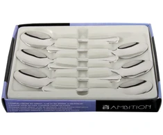 6 arbatinių šaukštelių rinkinys Verona dėžutėje 13,8 cm AMBITION