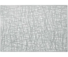 Ambition Junior Glamour stalo kilimėlis 45 x 30 cm sidabrinis ažūrinis AMBITION