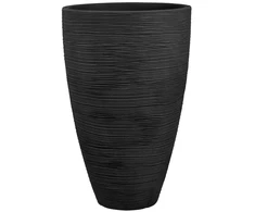 Apvalus sodo vazonas 40 x 60 cm antracitinis PATIO