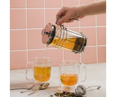 Aromatinės kavos virimo aparatas su metaline rankena 350 ml AMBITION