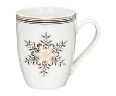 Art Deco Stars Kalėdinis puodelis 360 ml snaigė AMBITION
