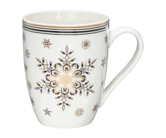 Art Deco Stars Kalėdinis puodelis 360 ml snaigės AMBITION