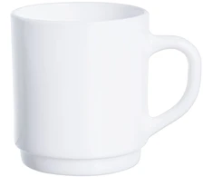 Baltas opalinis puodelis 250 ml LUMINARC