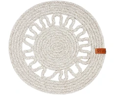 Boho stalo kilimėlis 35 cm kreminis AMBITION